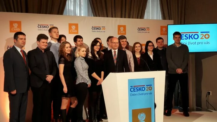 Tisková konference ČSSD k představení projektu Česko 20+