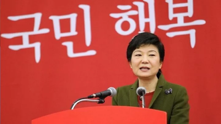 Sesazená prezidentka Pak Kun-hje
