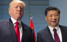 Americký prezident Donald Trump se svým čínským protějškem Si Ťin-pchingem 
