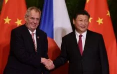 Miloš Zeman s čínským prezidentem Si Ťin-pchingem