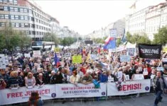 Demonstrace Milionu chvilek na Václavském náměstí