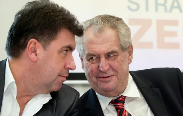 Klíčový hradní poradce Martin Nejedlý a prezident Miloš Zeman 