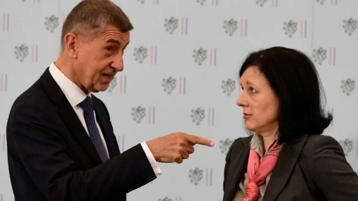 Premiér Andrej Babiš a eurokomisařka Věra Jourová