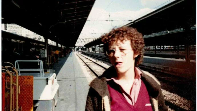 Carole Paris před odjezdem, listopad 1982 