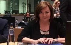 Ministryně financí Alena Schillerová (ANO) na Radě ECOFIN v Bruselu