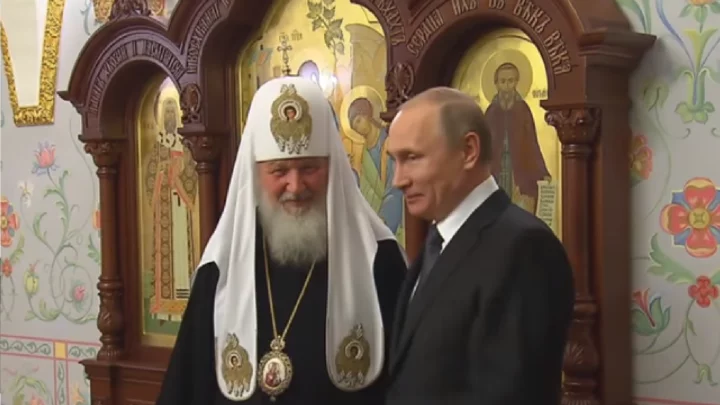 Patriarcha Kirill a Vladimir Putin.