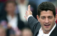 Předseda dolní komory amerického parlamentu Paul Ryan (pravicová Republikánská strana)