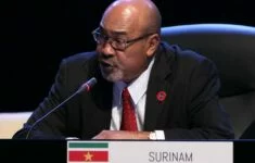 Prezident Surinamu Dési Bouterse 