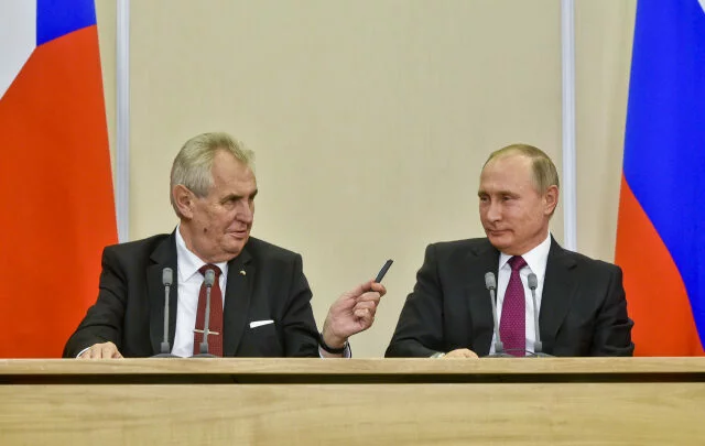 Miloš Zeman a Vladimir Putin 