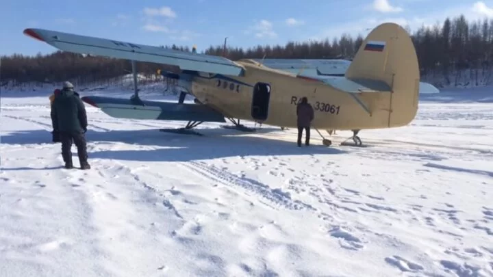 Takhle se létá na Sibiři. Na snímku Antonov AN-2 zvaný „Andula“. 