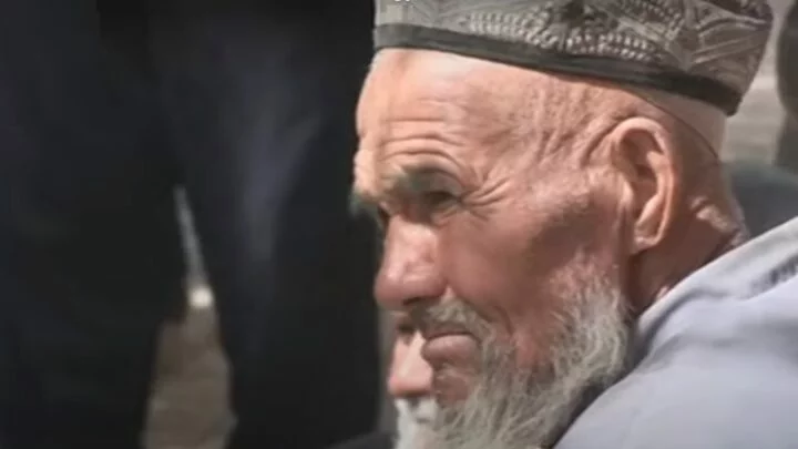 Příslušník ujgurské menšiny v Číně.