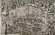 Mariánský sloup v Praze jako střed Evropy - univerzitní teze Jana Bedřicha z Valdštejna (1661)