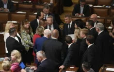 Premiér Andrej Babiš mezi poslanci hnutí ANO