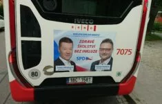 Předvolební reklama hnutí SPD 
