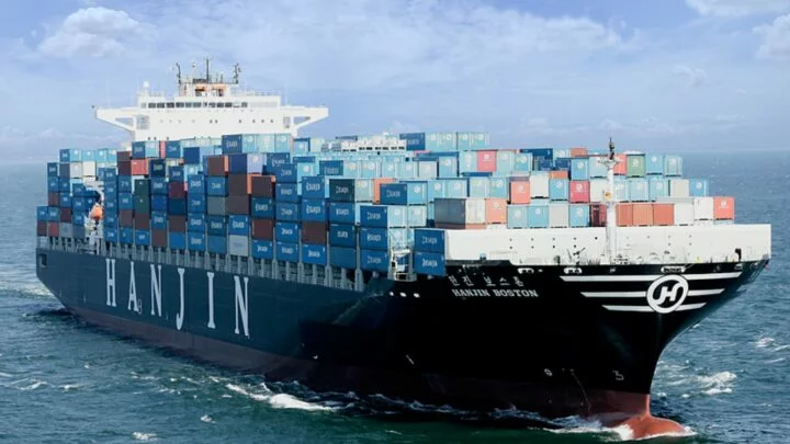 Kontejnerová loď čínského dopravce, ilustrační snímek