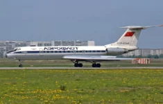 Letadlo TU-134. Ilustrační foto.