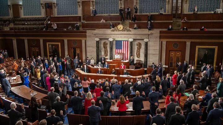 Zasedání Sněmovny reprezentantů Kongresu USA. Ilustrační foto