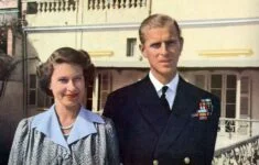 Britská královna Alžběta II. a princ Philip