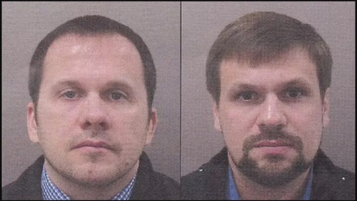 Ruští agenti, kteří vystupují pod jmény Petrov a Boširov. 