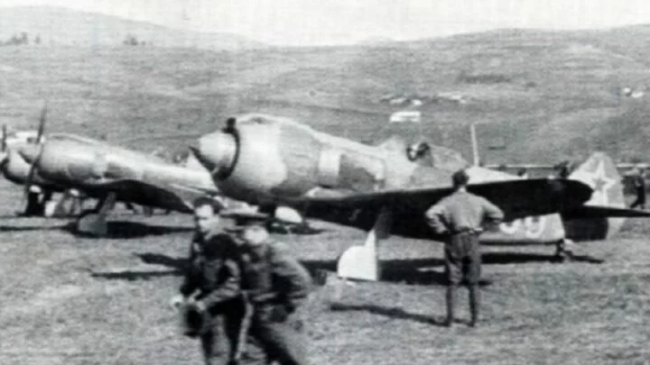 Stíhací letoun Lavočkin La-5. Ilustrační foto.