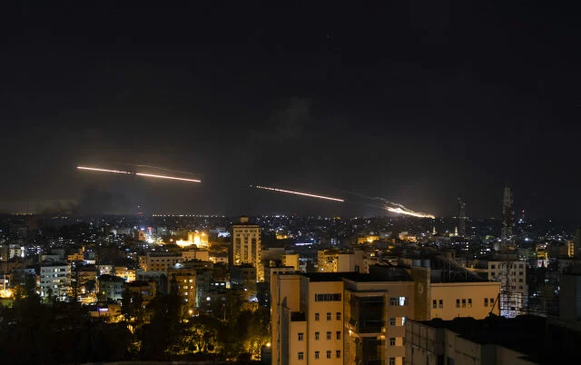 Útoky Palestinců z Gazy na Izrael z května 2021 (ilustrační foto).