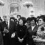 Gustáv Husák a Marie Kabrhelová s československými ženami (Pražský hrad, 5. 3. 1980)