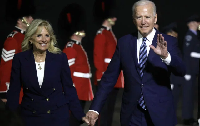 Joe Biden s manželkou 