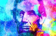 Prezident Abraham Lincoln.