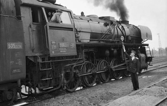 Parní vlak, Československo, ilustrační foto