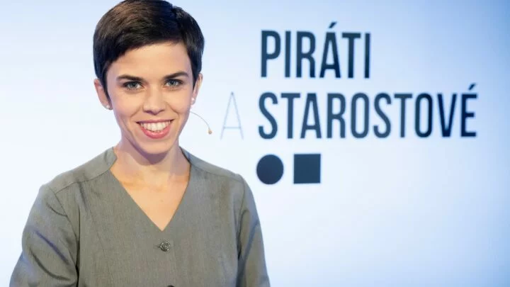 Olga Richterová, lídryně Pirátů a Starostů v Praze.