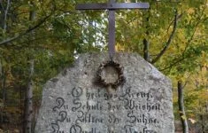 Kříž mlynáře Antona Jägera z Rudolfova v Jizerských horách
