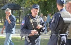 Policisté ve službách samozvané Doněcké lidové republiky.
