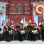 Vojenská přehlídka v Moskvě na Rudém náměstí ke Dni vítězství (9. 5. 2021)