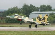 První prototyp ruského letadla Su-35 v srpnu 2011