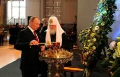 Vladimir Putin a moskevský patriarcha Kirill