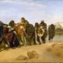 Burlaci na Volze – Ilja Repin, olejomalba (1870–1873)