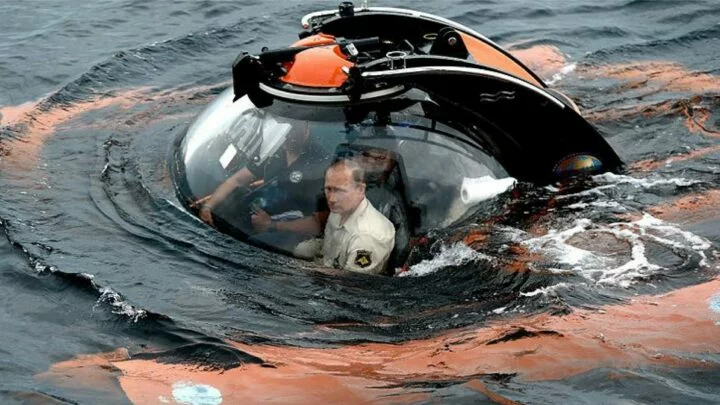 Putin v Sevastopolu v roce 2015.