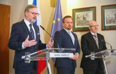 Petr Fiala (ODS), Marian Jurečka (KDU-ČSL), Vlastimil Válek (TOP 09)