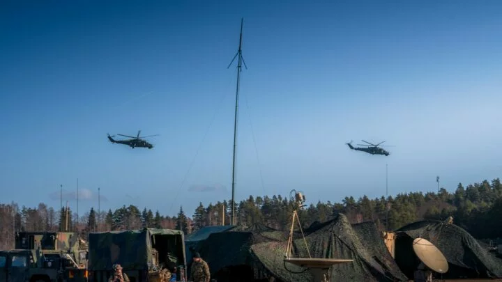 Záběry ze společného cvičení NATO Saber Strike, které se odehrálo v roce 2022 v Polsku
