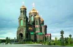 Hlavní chrám ozbrojených sil Ruska v Kubince u Moskvy