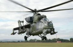 Vrtulník Mi-24D. Ilustrační foto
