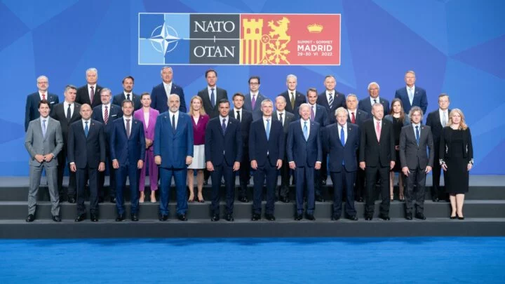Lídři zemí na summitu NATO v Madridu (Ilustrační foto)