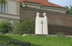 Sousoší svatých Cyrila a Metoděje na Petrově v Brně