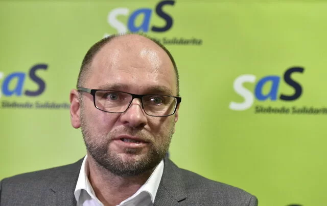 Předseda strany Svoboda a Solidarita (SaS) Richard Sulík
