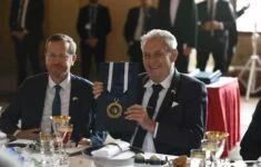 Miloš Zeman a Izraelský prezident Herzog