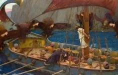 John William Waterhouse, Odysseus a Sirény (olejomalba, 1891)