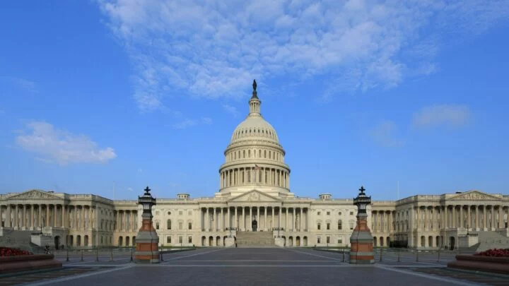 Kapitol, sídlo Kongresu ve Washingtonu. Ilustrační foto