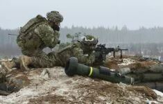 Vojáci s Javelinem na cvičení v Estonsku v roce 2016