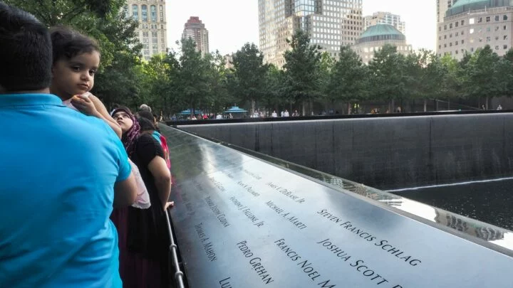 Památník obětem teroristického útoku na Světové obchodní centrum 11. září 2001