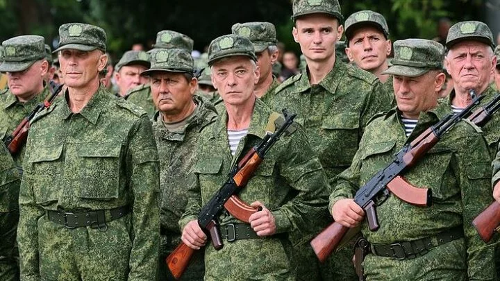 Ruští mobilizovaní.